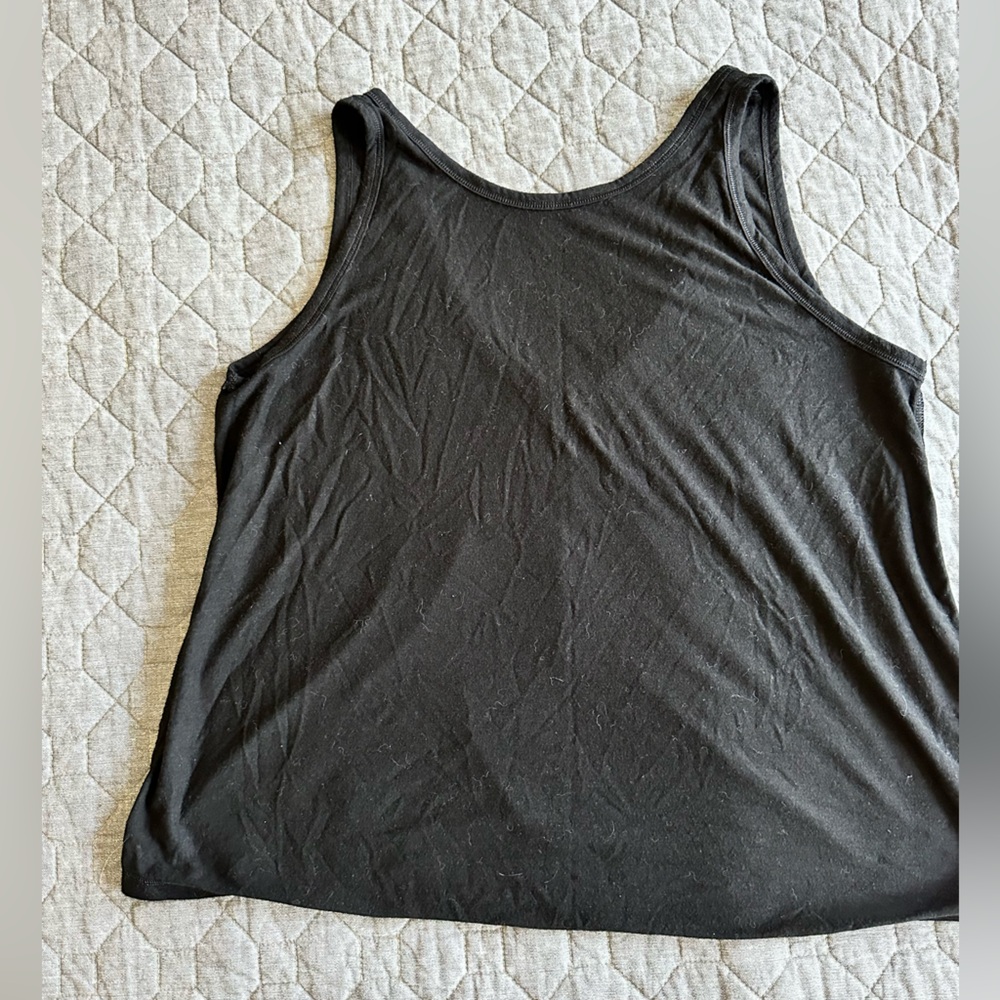 EUC Old Navy Classic Black Scoop Back Women's Tank Top - size XL